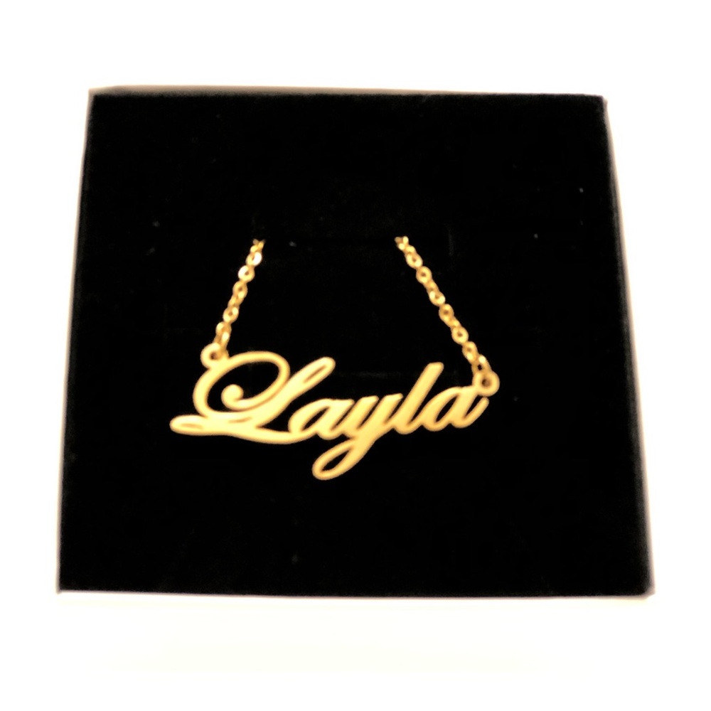 14K Gold Plated Name Necklace - Kayla